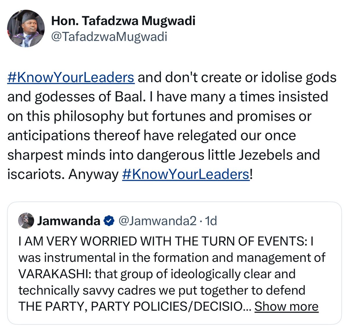 MacBelts's tweet image. Hanzi y’all have turned into little Jezebels and Iscariots and I guess this is all for the love of money. Marinzwa here Shoko ranhasi kubva kuna muzvina fundo vaMugwadi ana @CMukungunugwa 😂😂😂😂