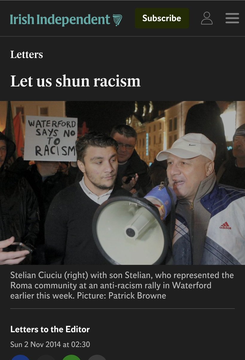 Stelian Ciuciu (left) was jailed yesterday for keeping 8 brothels in Dublin. He wrote a letter to the sentencing judge in which he complained of the "discrimination and racism" he has faced in Ireland.