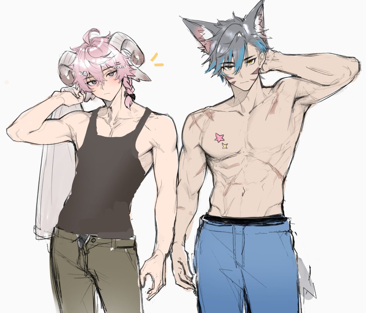 moon_two_ru's tweet image. #想花羊 #Qttsix