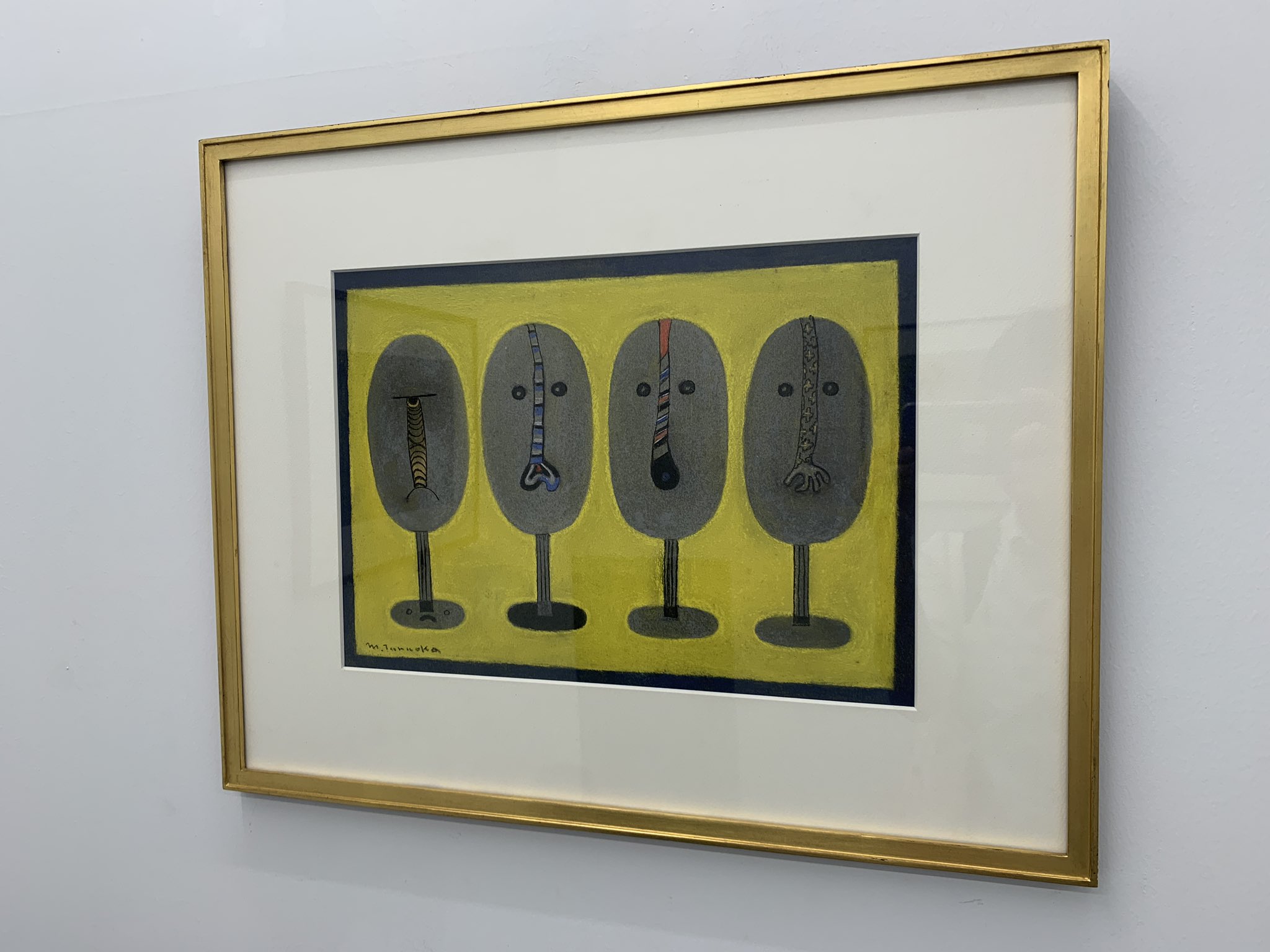 鶴岡　義雄、鏡のテーブル、希少な額装用画集より、新品高級額、額装付 2025年最新】Yahoo!オークション -鶴岡義雄(絵画)の中古品・新品