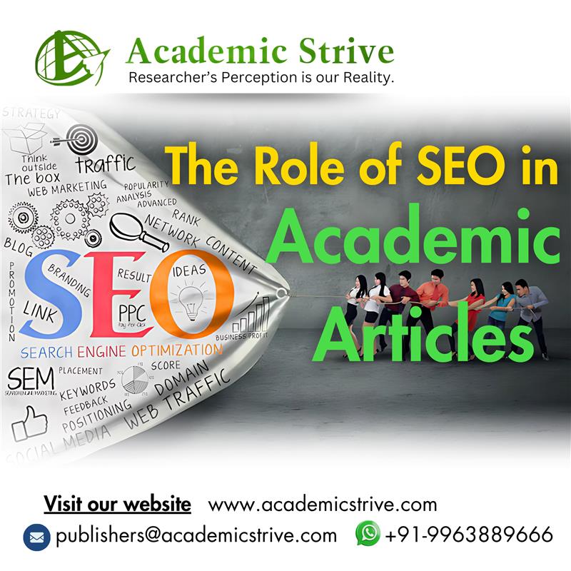 📢 SEO isn't just for marketers — it's vital for researchers too!
Improve citations, reach, and impact by optimizing your academic article for search engines.
🚀 Publish smart, publish with us 👉 [academicstrive.com]
Hashtags:
#AcademicSEO #ResearchImpact #PublishWithUs #SEO
