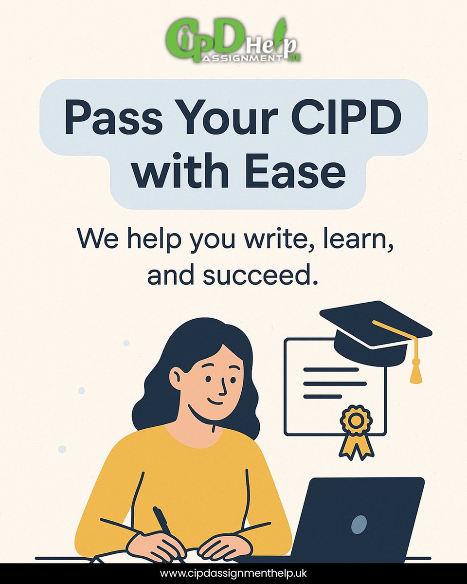 Cipduk's tweet image. Pass Your CIPD Smoothly, Learn, Write, and Succeed with Confidence.

Ready to upgrade your CIPD game? Visit: cipdassignmenthelp.uk

#CIPDHelpUK #CIPDLevel5 #CIPDSupportUK #UKStudents #HRAssignments #CIPDAssignmentHelp #StudySmartUK #CIPDExperts #AcademicHelpUK #UKEducation