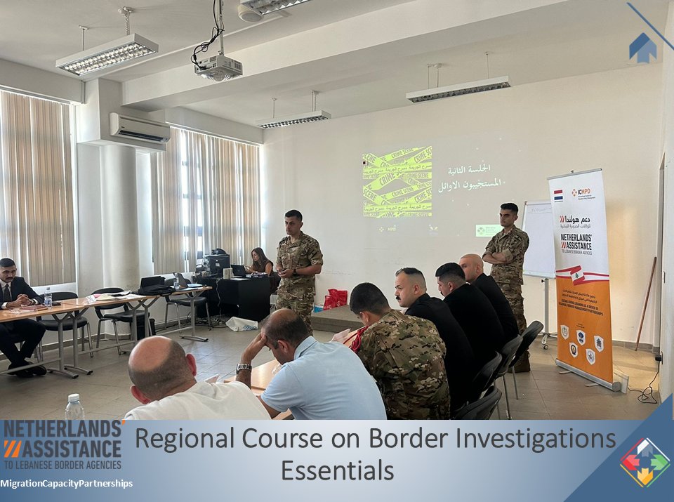 🇱🇧Lebanon continues to lead in border management training!  Lebanese trainers led a regional course with 🇮🇶 participants, boosting regional cooperation under 🇳🇱 NLIBMLBNV &amp; MCP MED TI. A step toward sustainable, rights-based border systems. #Professionlisation #BorderManagement