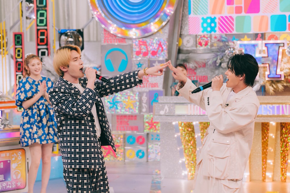 ookami_tbs's tweet image. 【本日よる7時】
#ハマダ歌謡祭 🎤🪩
#SixTONES #ジェシー #前田大輔
#佐野勇斗 #SixTONES #田中樹
#西山智樹
#オオカミ少年 #浜田雅功