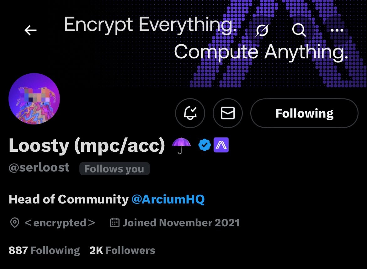 altbright_'s tweet image. There will be signs, clear and obvious signs. 

Here every contribution matter, every user is appreciated, your efforts are noticed. 

This is what a community based project should be all about. 

Adopt Privacy ! 

Adopt Arcium !

&amp;lt;encrypt&amp;gt; or die ! 

gMPC  !☂️💜