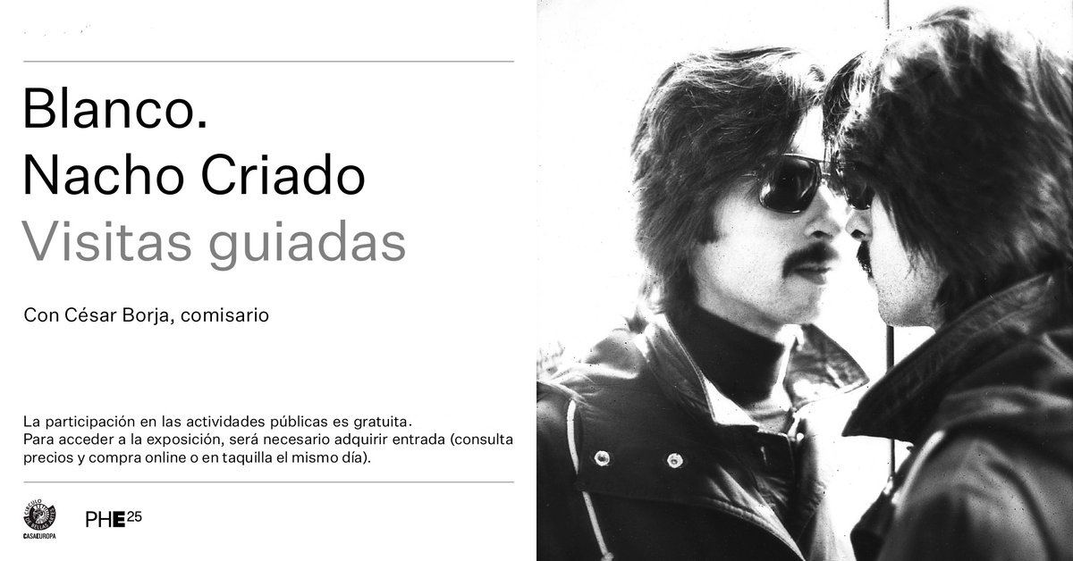 cbamadrid's tweet image. 🔴 Nueva visita guiada
Sumérgete en la obra de Nacho Criado este sábado 26 de julio con el comisario de la exposición 'Blanco' en el marco de @photoespana.
🎟 Sin inscripción previa
🔗 acortar.link/kZSMGX