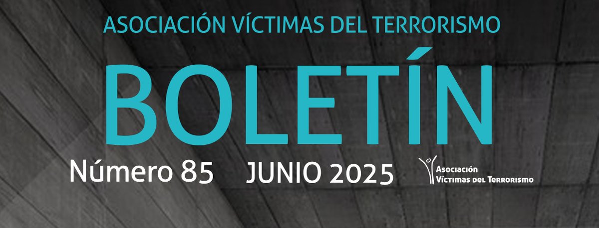 _AVT_'s tweet image. 🔴¡Ya disponible el Boletín AVT del mes de Junio!
➡️Con todas las actividades realizadas por la Asociación Víctimas del Terrorismo
👁️Échale un vistazo⬇️
avt.org/img/content/BO…