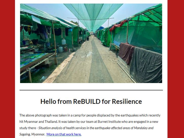 ReBUILDRPC's tweet image. Check out the July edition of the ReBUILD newsletter...
* Read our latest papers and articles inc political economy of reforming global health initiatives and the value of diaspora to health systems
* Find out where we are presenting at conference in the coming months
*…