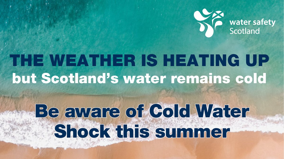 WaterSafetyScot's tweet image. Keen to feel the cool embrace of Scottish water this summer? Then remember, warm air does not mean warm water. Scotland’s water remains cool when the sun would say otherwise.
Refresh yourself on how to stay safe in cold waters with WSS resources: tinyurl.com/2vdzezkv