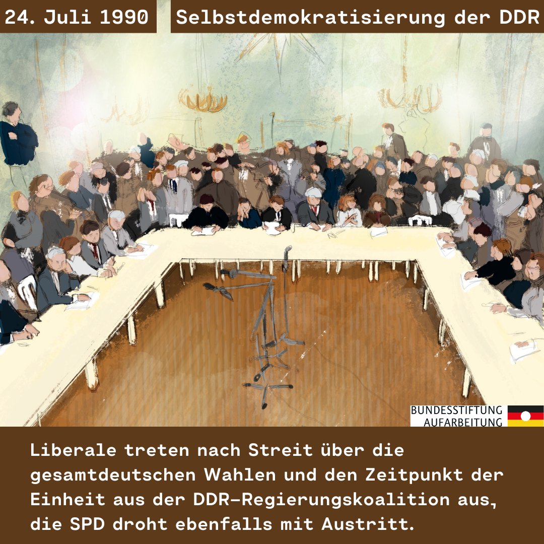 BAufarbeitung's tweet image. "Chronik des Umbruchs 1989/1990"
.
Wir posten bis zum 35. Jahrestag der #Wiedervereinigung am 3.10.2025 Kacheln, die zeigen, was am jeweiligen Datum auf dem Weg von der Friedlichen Revolution zur Deutschen Einheit passierte. In der #DDR und #International.