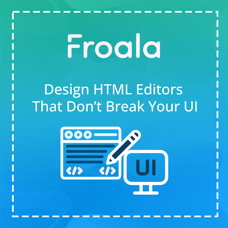 🧠 Preview HTML without wrecking your layout?
Use iframe isolation + safe style injection.

This tutorial shows how to do it right 👇

bit.ly/46ZHkJL

#FroalaEditor #DevTips #Iframe #HTMLPreview #WebDevHacks