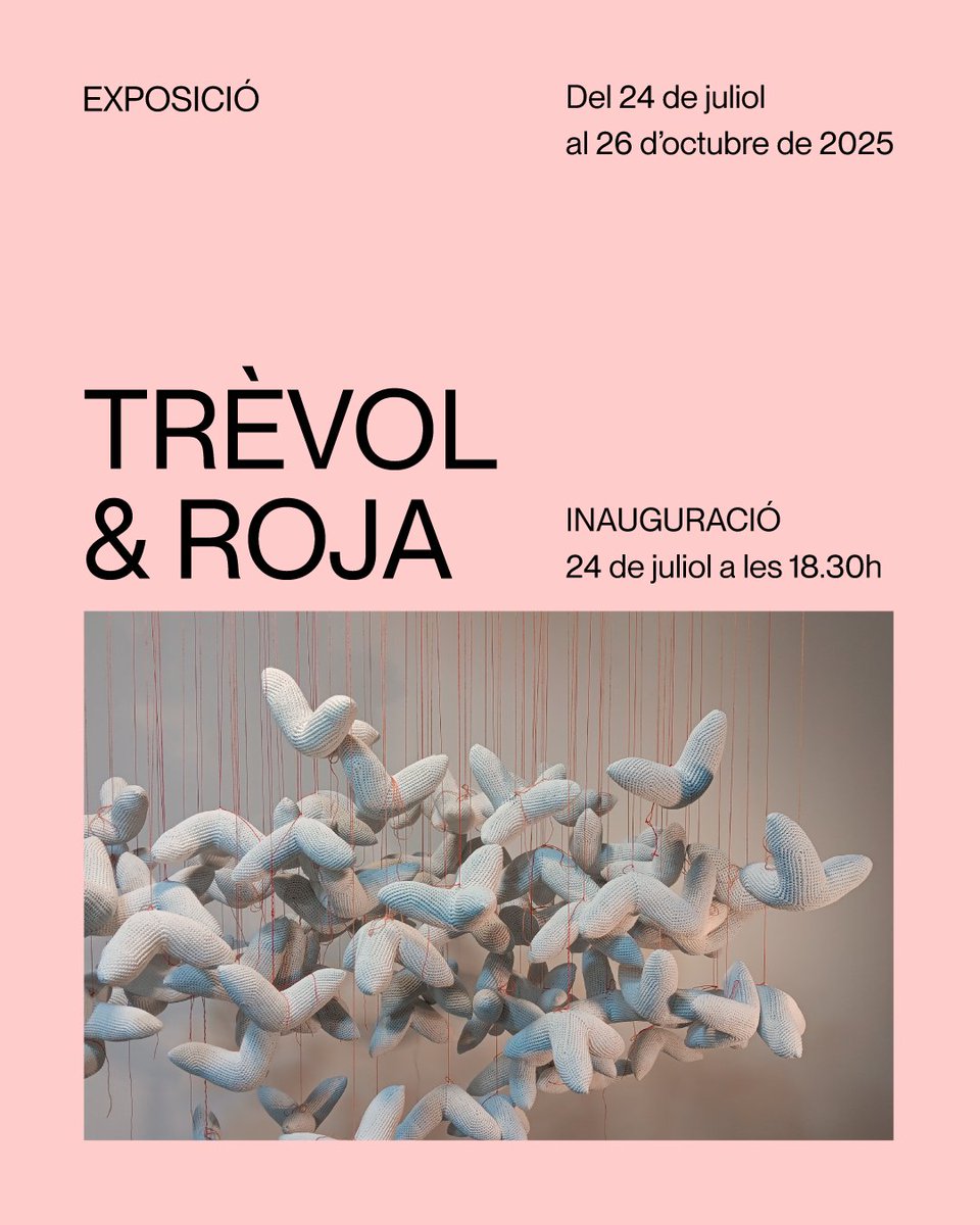 📢 Avui inaugurem dues noves exposicions al Centre d’Artesania Catalunya: “El llenguatge de la fusta. Marqueteria en evolució” i “Trèvol &amp; Roja”. 

⏰ Us esperem a les 18:30h al c/Banys Nous 11 de Barcelona. 

No us ho perdeu✨

Més ℹ️: gen.cat/3YaFsJY

#ElGovernDeTothom