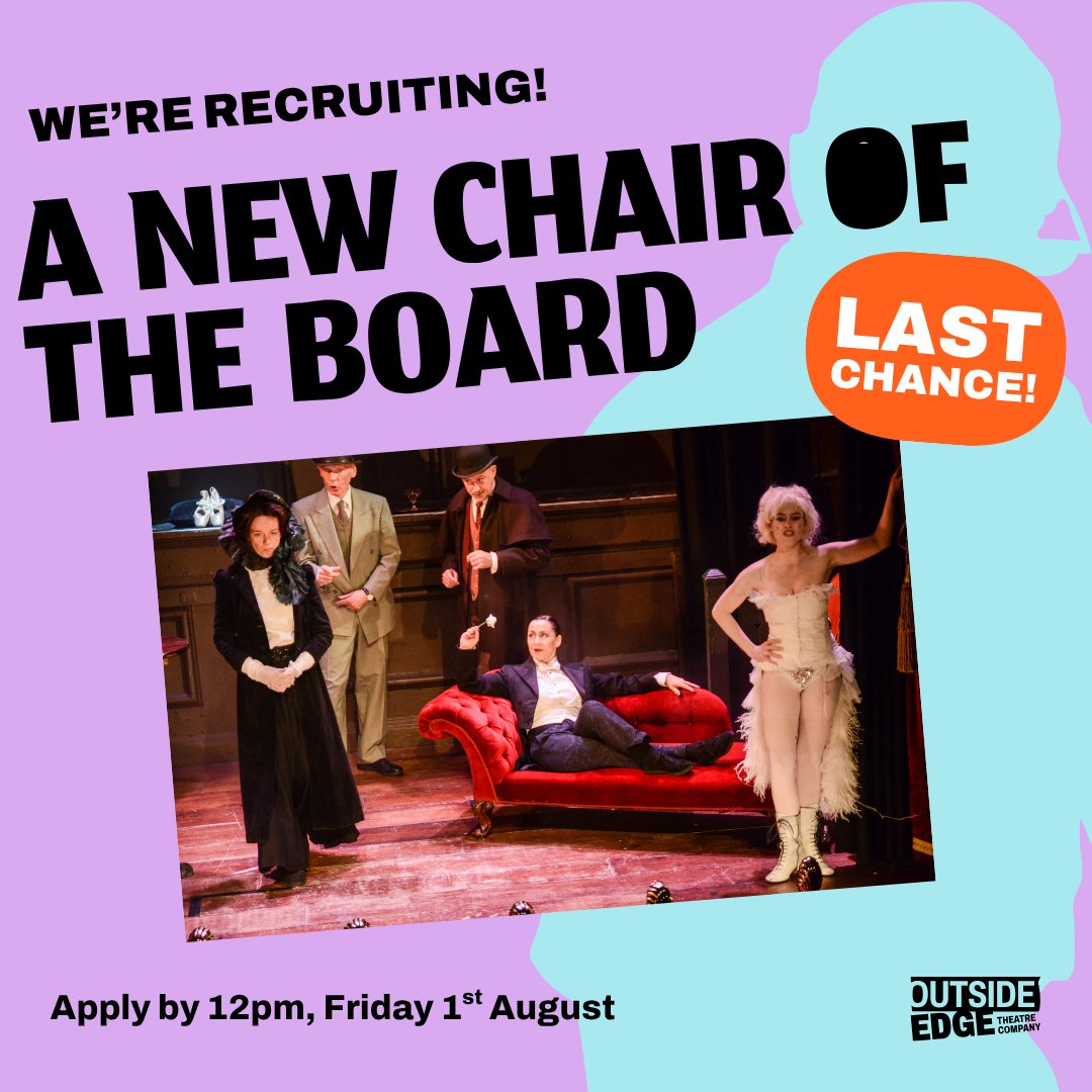 One week left to apply to become the new Chair of the Board of Trustees for Outside Edge! Could it be you? 

We'd love if you could share this opportunity if you know someone who may be interested!