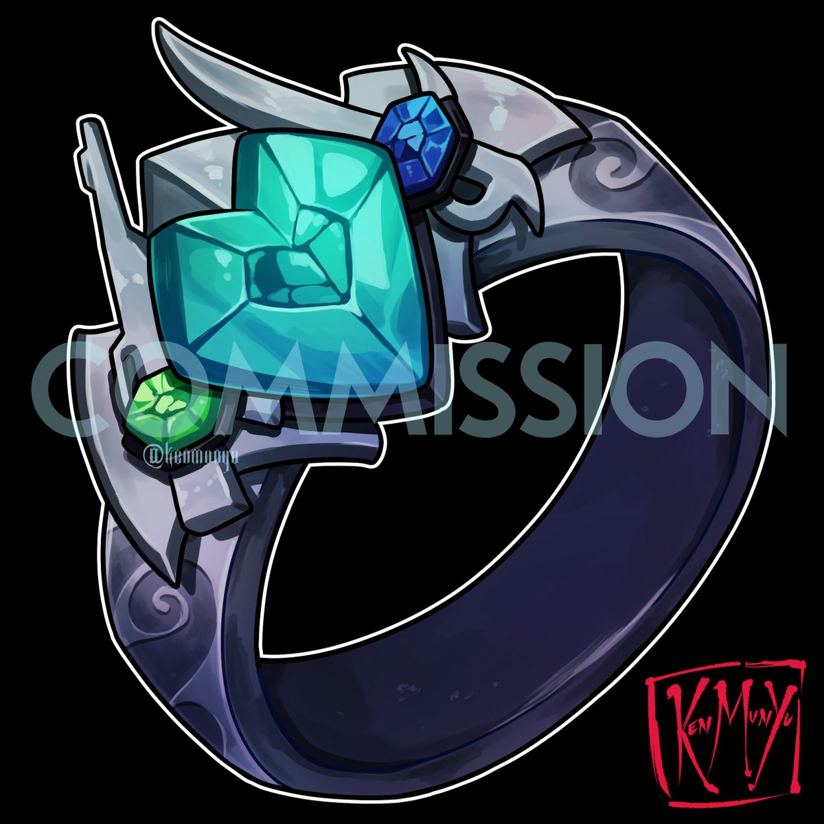 kenmunyu's tweet image. D&amp;amp;D Item commission: Wedding Ring 💍
#commissionsopen #commissions #dnd #dungeonsanddragons