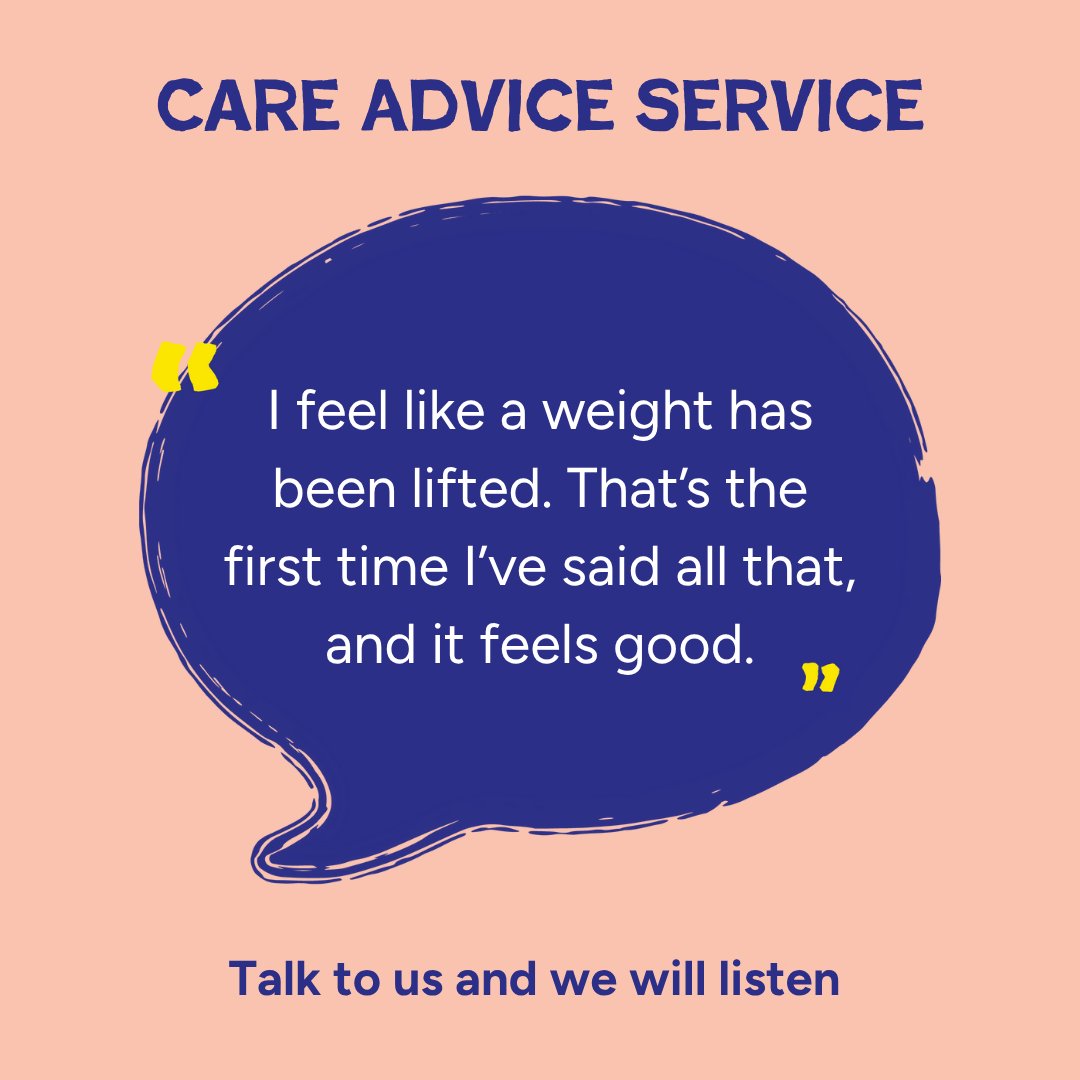 BecomeCharity's tweet image. Our Care Advice Service is a free, friendly support service for children in care and care leavers.
You can call our team: 0800 023 2033
Message us on WhatsApp: 0786 003 4982
Email us: advice@becomecharity.org.uk
We're here for you: loom.ly/2kfJ8yU