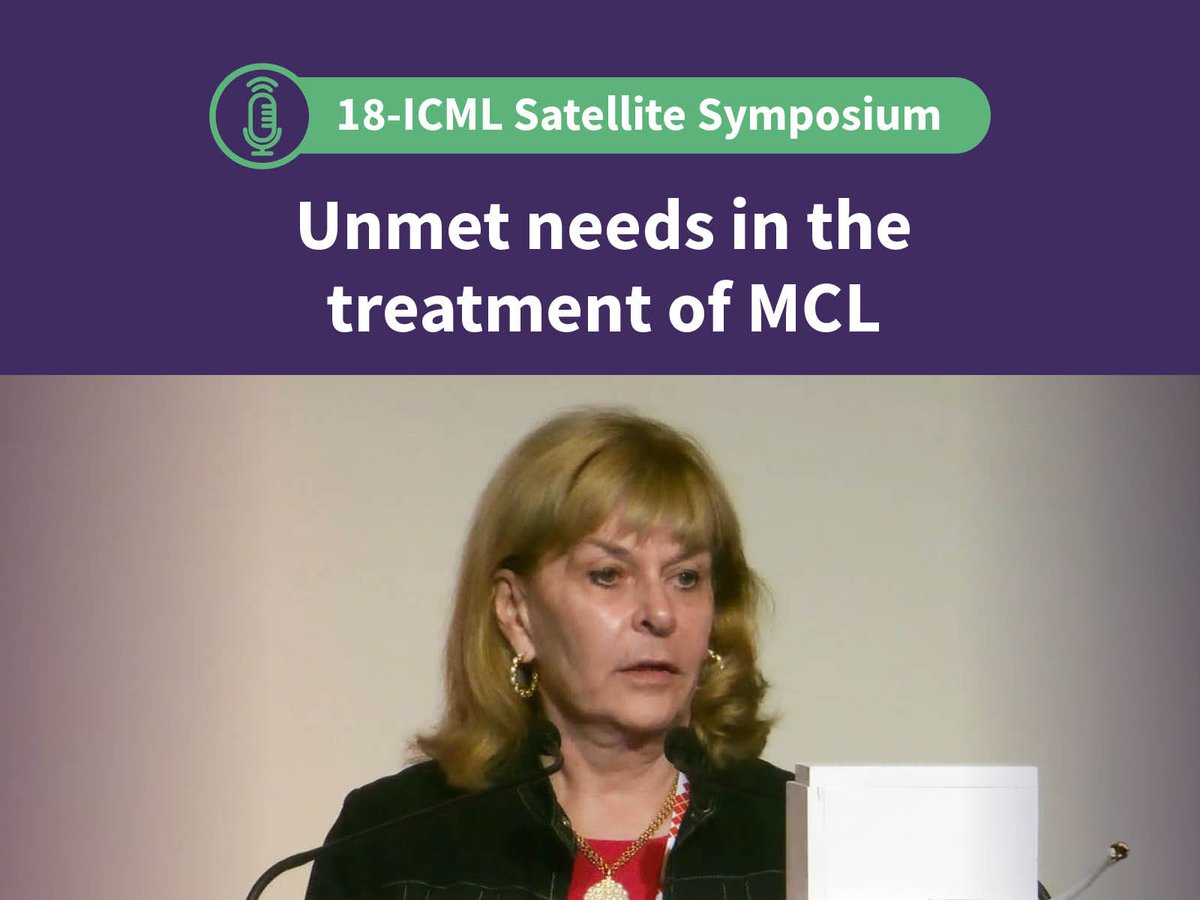 Lymphoma Hub (@lymphomahub) on Twitter photo ๐โฏA presentation by <a href="/DrJulieVose/">Julie Vose</a> during the Lymphoma Hub symposium at #18ICML highlighted the current unmet needs for the treatment of patients with MCL.
Learn more: loom.ly/zhVtS3s
#Lymphoma #lymsm #MedEd ๐โฏA presentation by <a href="/DrJulieVose/">Julie Vose</a> during the Lymphoma Hub symposium at #18ICML highlighted the current unmet needs for the treatment of patients with MCL.
Learn more: loom.ly/zhVtS3s
#Lymphoma #lymsm #MedEd