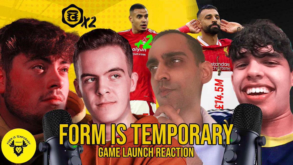 TFIT_POD's tweet image. 🚨The Form Is Temporary Podcast Season 3 Episode 2 reaction to the launch is out now on YouTube & Spotify! #TFITPod #FPLCommunity #FPL
Listen here:
🎧👇
open.spotify.com/episode/0PLnev…
Watch LIVE NOW 9am:
📺👇
youtu.be/BpuKwrCGzLg?si…
- Rule Changes
- 1st Drafts
- Mini League
- Quiz