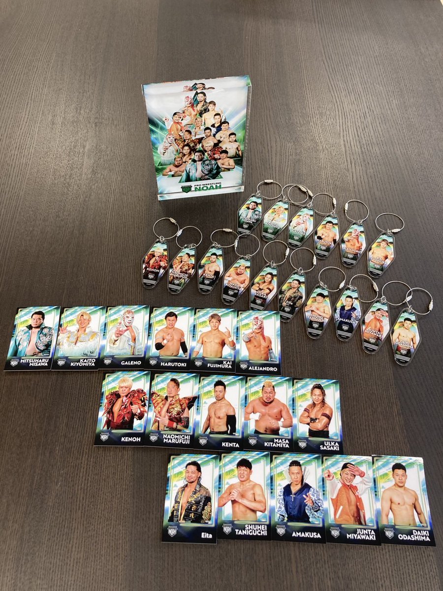 🎯ウェブポン『NOAH第8弾』販売中！

限定グッズがハズレなしで必ずどれか当たる！
7/27(日)23:59までの期間限定販売なのでお見逃しなく！

webpon.net/shop/NOAH/plan…

#NOAHウェブポン
#noah_ghc #noah_goods