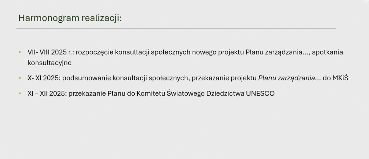 PracowniaBystra's tweet image. Na sejmowej komisji środowiska @MKiS_GOV_PL zapowiedziało, że do końca roku, po konsultacjach społecznych, Zintegrowany Plan Zarządzania Obiektem Światowego Dziedzictwa Puszcza Białowieska. Następnie UNESCO w ciągu około roku ogłosi swoją decyzję. Czyli nowy Zintegrowany Plan dla…