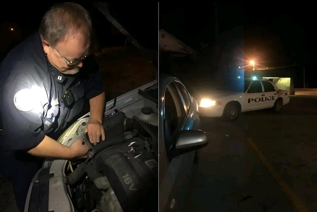 Thread 🧵

1) "I just got pulled over because my head light was out. I told Officer Adrian McKinney that I had the replacement bulb in my car for it, but couldn't find anyone to get it out. He asked me to get it and show him, then asked me to pop my hood. He fought with the