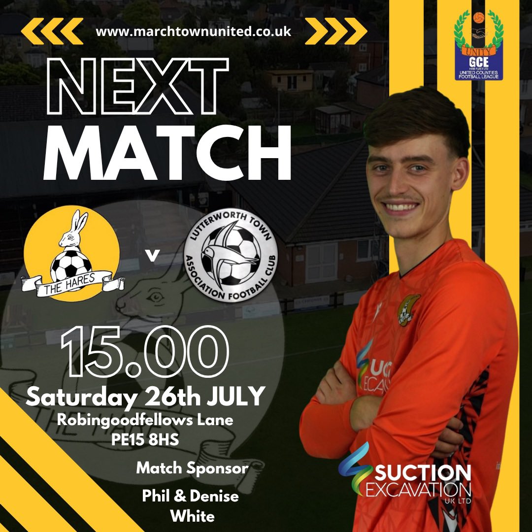 ⚽️🔶🔶⚽️ MATCH DAY 1 ⚽️🔶🔶⚽️
This Saturday we kick off our 25/26 <a href="/utdcos/">UCL</a> season as we welcome <a href="/Official_LTFC/">Lutterworth Town FC</a> to RGF Lane.

🏆 <a href="/utdcos/">UCL</a> 
🆚 <a href="/Official_LTFC/">Lutterworth Town FC</a> 
🗓 26th July 
⏰ 15.00
🏟 RGF Lane 
💷 Adults £8 cons £5