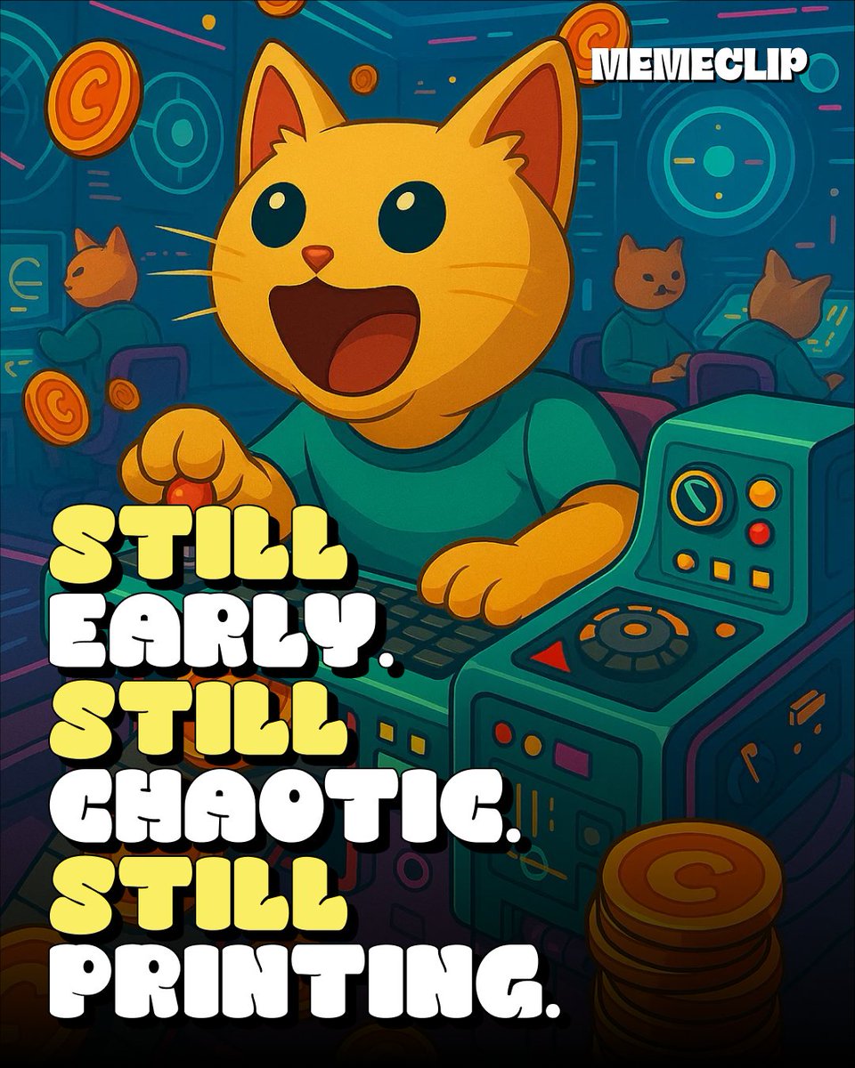 Still early.
Still chaotic.
Still printing.

MemeClip isn’t slowing down  it’s just getting started.

Mini-games. Meme energy. On-chain rewards.

$MCLIP presale is LIVE

🔗 memeclip.io