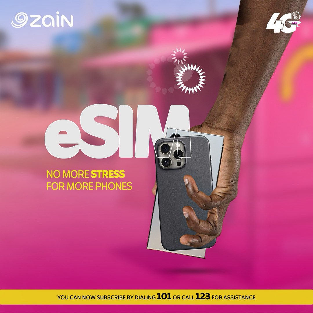 Zain South Sudan tweet media