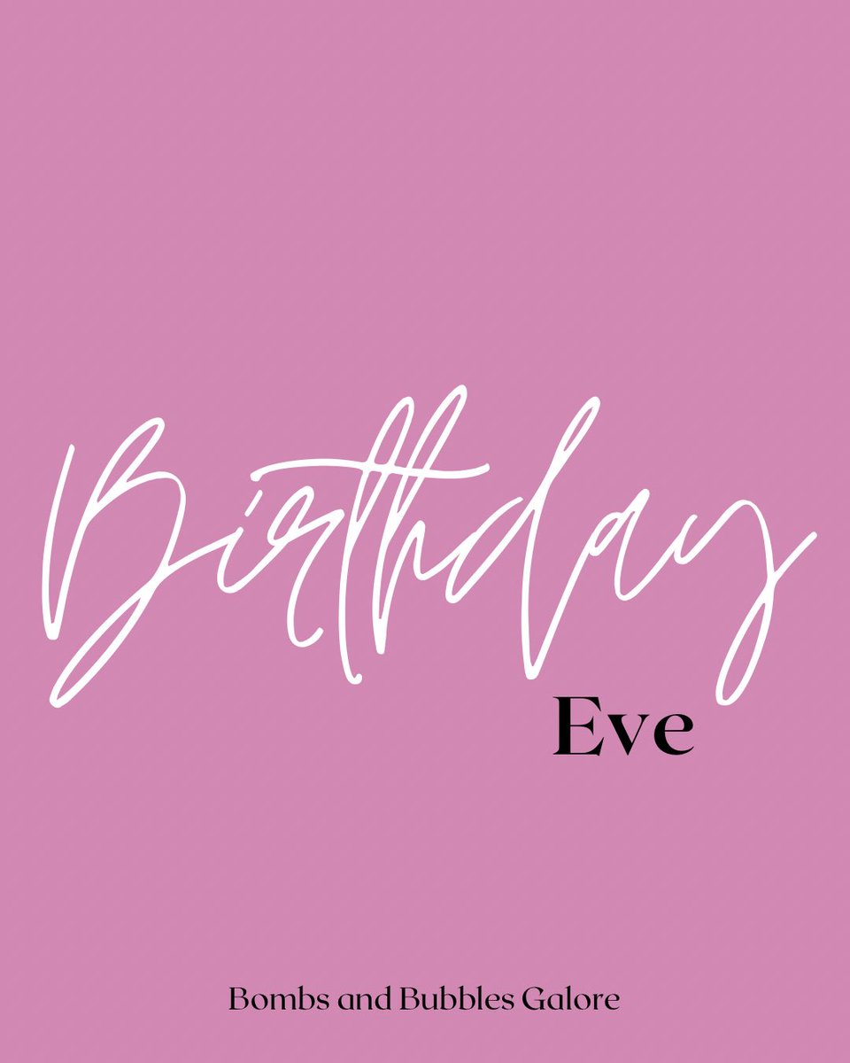 BombsandBubbles's tweet image. It’s my birthday Eve folks! Don’t forget to use your discount code before it’s too late! 

15% off all orders (UK only) with Birthday25 at checkout: bombsandbubblesgalore.co.uk/shop 

#CraftBizParty #FirstTMaster #ShopIndie
