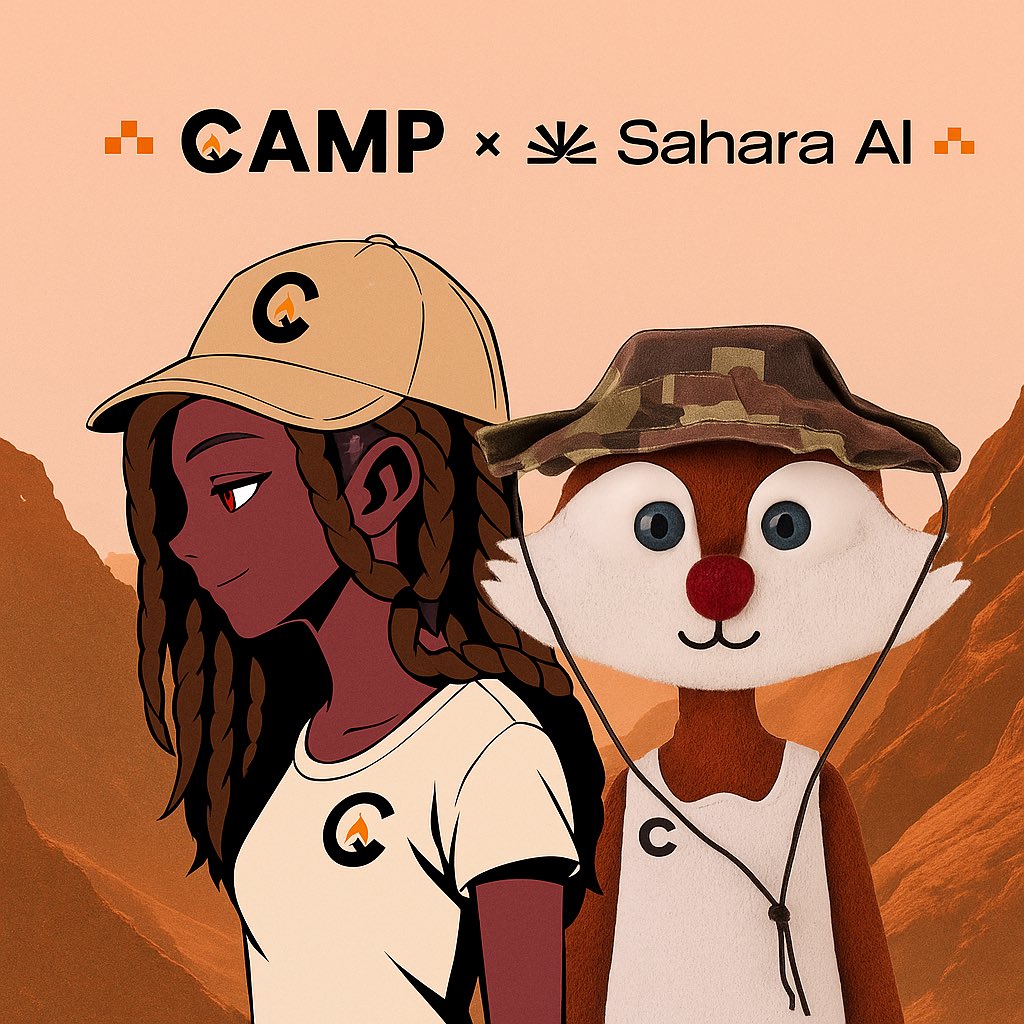 VERAH ๐ (@verah_tee) on Twitter photo CAMPโบ๏ธ X SAHARA.
<a href="/campnetworkxyz/">Camp Network โบ๏ธ</a> just unlocked a major utility layer for creators.
Through a new collaboration with <a href="/SaharaLabsAI/">Sahara AI ๐</a>, the TrailHeads derivative IPs anchored via Origin and evolved through mAItrix can now directly power Sahara Data Services Platform (DSP).
So CAMPโบ๏ธ X SAHARA.
<a href="/campnetworkxyz/">Camp Network โบ๏ธ</a> just unlocked a major utility layer for creators.
Through a new collaboration with <a href="/SaharaLabsAI/">Sahara AI ๐</a>, the TrailHeads derivative IPs anchored via Origin and evolved through mAItrix can now directly power Sahara Data Services Platform (DSP).
So