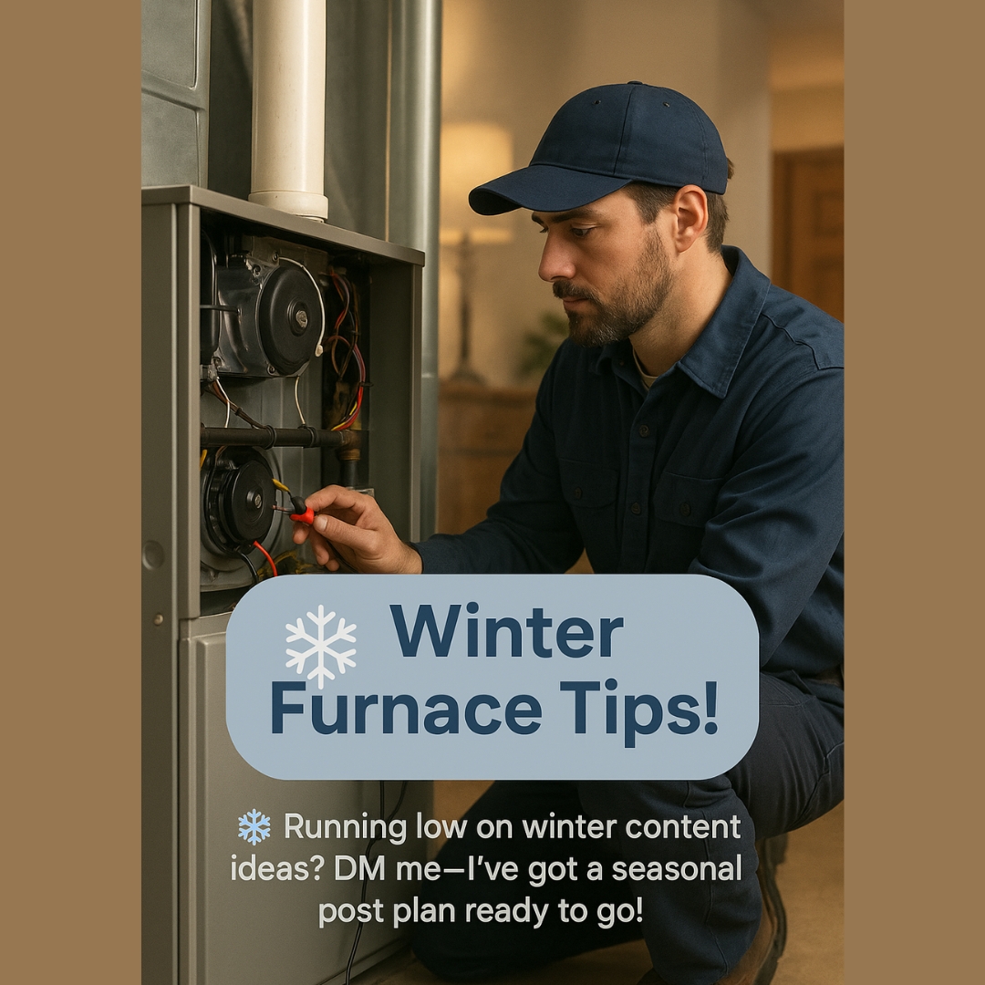 Winter is coming! ❄️ Post furnace tips on your GBP to drive seasonal traffic.

What's your top tip? 📩 DM for post ideas!

#HVACSEO #GoogleBusinessProfile #LocalSEO #MapRanking #HVACMarketing #HVACLeads
