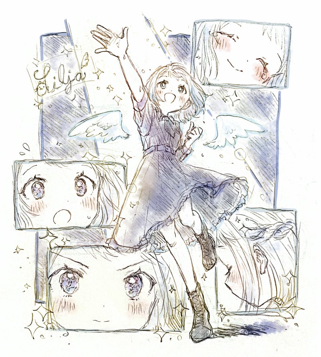 1_z_9's tweet image. #葛城リーリヤ生誕祭2025  #学マスFA 
もっと高く！