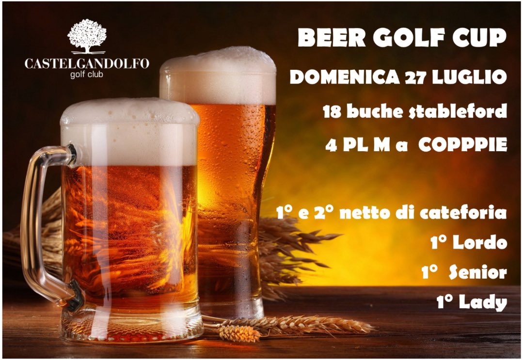 Castelgolf's tweet image. Le gare di questo fine settimana 🔝 sabato 26 GOLF DESIGN gara su 18 buche Stableford a 3 categorie 💪 Domenica 27 BEER GOLF CUP gara 18 buche a coppie 4 PLM 🤩 le iscrizioni sono aperte ☎️ Vi aspettiamo ⛳️🏌🏻‍♂️