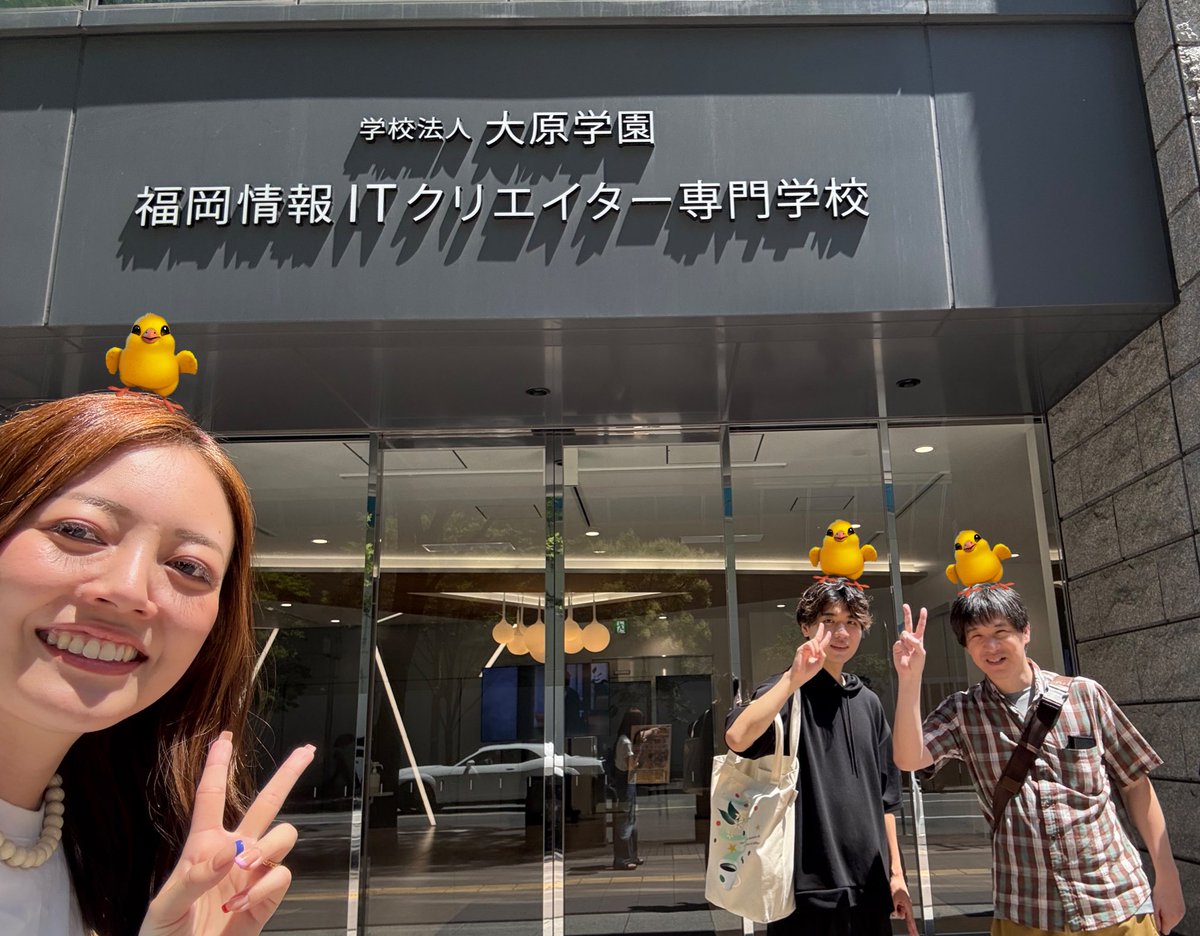 K_game_cat's tweet image. 昨日、福岡情報ITクリエイター専門学校さんにて会社説明会を行いました☀️学生の皆さん元気で仲が良いのが伝わってきました🥹引き続き作品制作頑張ってください!
#ケーツー #ゲーム会社
#福岡情報ITクリエイター専門学校 さん
#ありがとうございました🌻
#校舎と設備イケイケでした😎