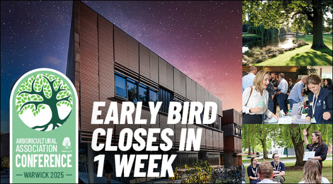 PearTechnology's tweet image. Pear will be at the @ArbAssociation Amenity Conference this September. Early bird prices close in 1 week. 

Book by Wednesday 30th July to save up to 25%! 

trees.org.uk/Training-And-E…