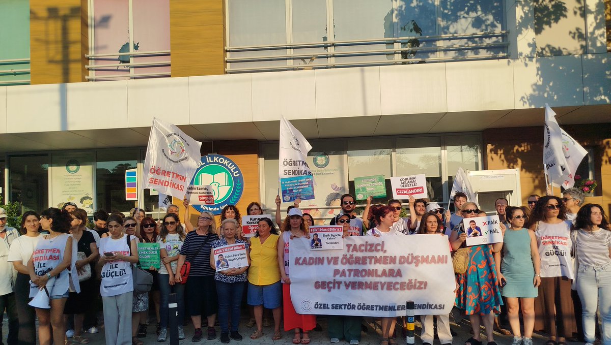 Milli Eğitim Bakanlığı, özel öğretim kurumları sayısını arttırarak orta yere bir enkaz bırakmıştır. Bu döküntü, kaos ve tehlike ortamını eğitim alanı kaldırmaz. Öğretmenler korunaksız, güvencesiz koşullarda çalıştırılıyor. Öğrenciler, eğitim maskesi takarak dolaşan tüccarların