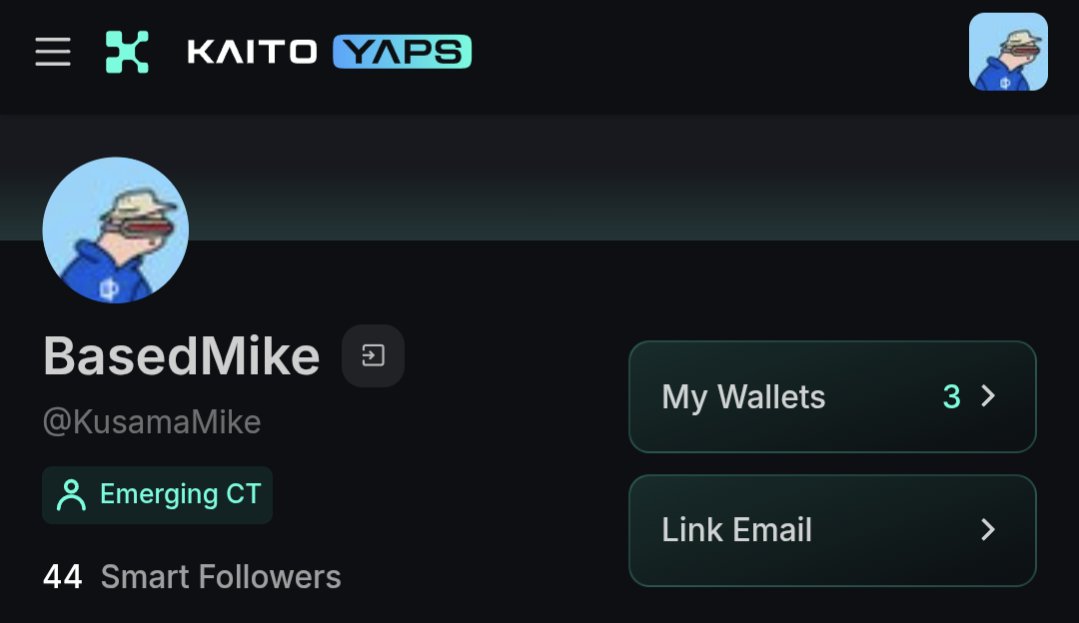 KusamaMike's tweet image. Are you still at 0 @KaitoAI smart followers $S & $Anon fam?
Reply, I’ll follow you🤝