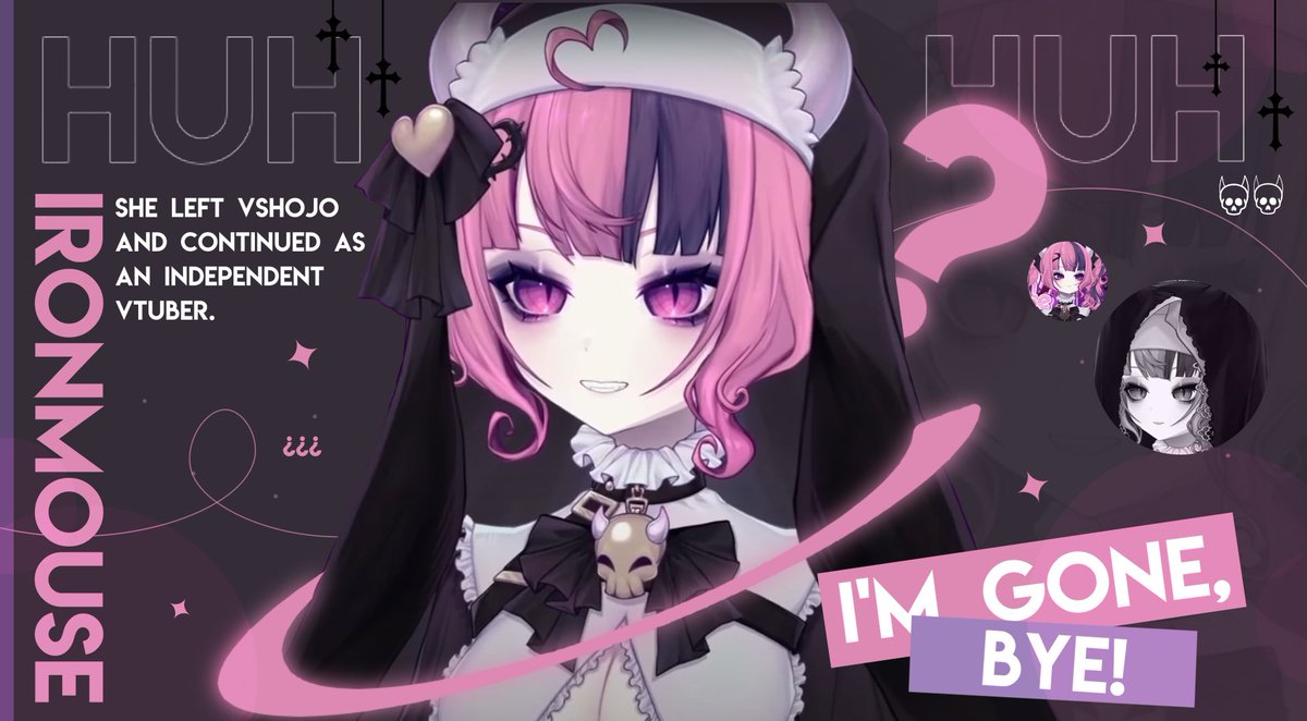 Amy_Vangersert's tweet image. How do you like the recent news from Ironmouse and VSHOJO?
