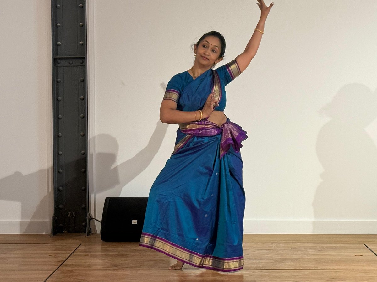 IndiaembFrance's tweet image. Une conférence-démonstration captivante sur le Bharatanatyam au Centre culturel Swami Vivekananda à Paris, par Mme Sampada Savardekar #Bharatanatyam #DanseClassique

@iccr_hq