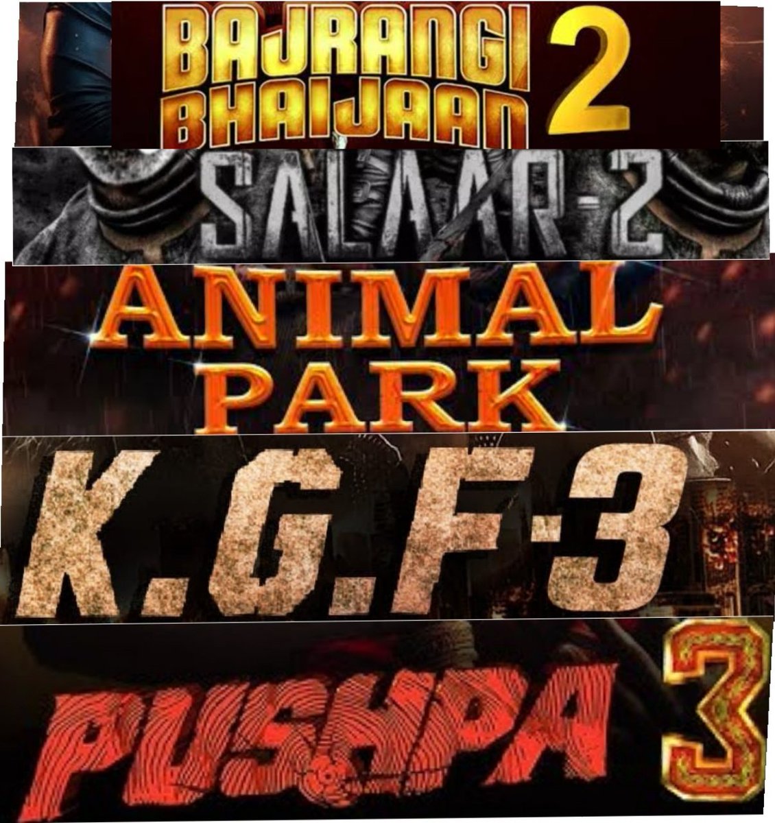Only_4Salman's tweet image. If these movies release on the same day, which one is your first choice?