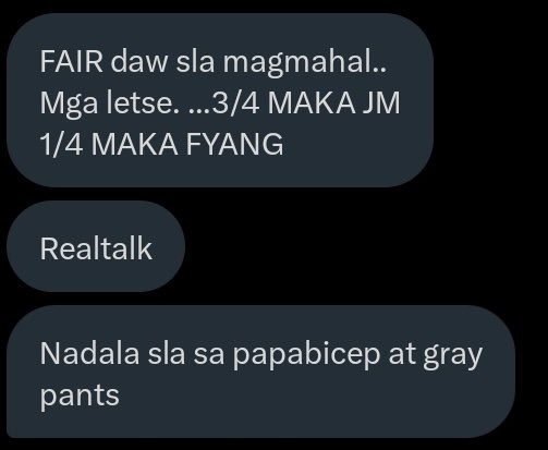 ay sorry na-post. 😌