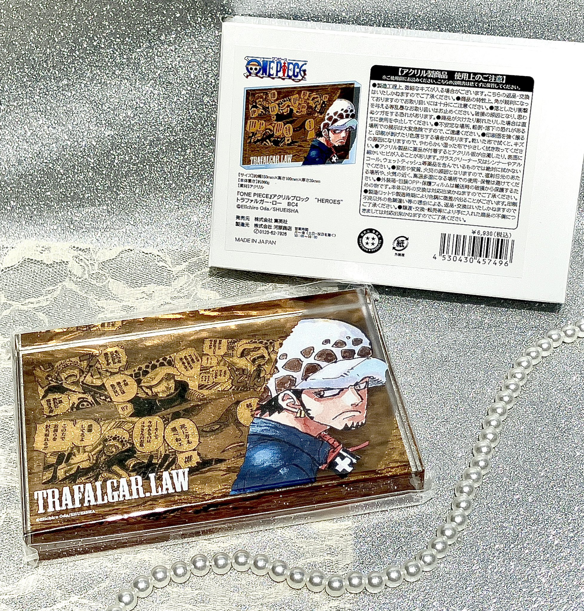 ワンピース サンジ アクリルブロック ONE PIECE』アクリルブロック