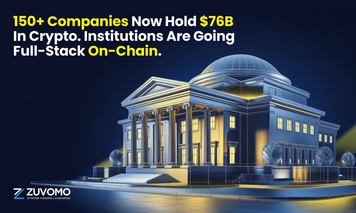 Zuvomo (@officialzuvomo) on Twitter photo According to <a href="/BTCtreasuries/">BitcoinTreasuries.NET</a>, as of July, 154 public companies are holding Bitcoin reserves, with $76 billion invested in crypto assets.
VCs and Web3 funds are rolling deep, offering full-stack solutions through PIPEs, convertible bonds, and reverse mergers, pushing institutional According to <a href="/BTCtreasuries/">BitcoinTreasuries.NET</a>, as of July, 154 public companies are holding Bitcoin reserves, with $76 billion invested in crypto assets.
VCs and Web3 funds are rolling deep, offering full-stack solutions through PIPEs, convertible bonds, and reverse mergers, pushing institutional