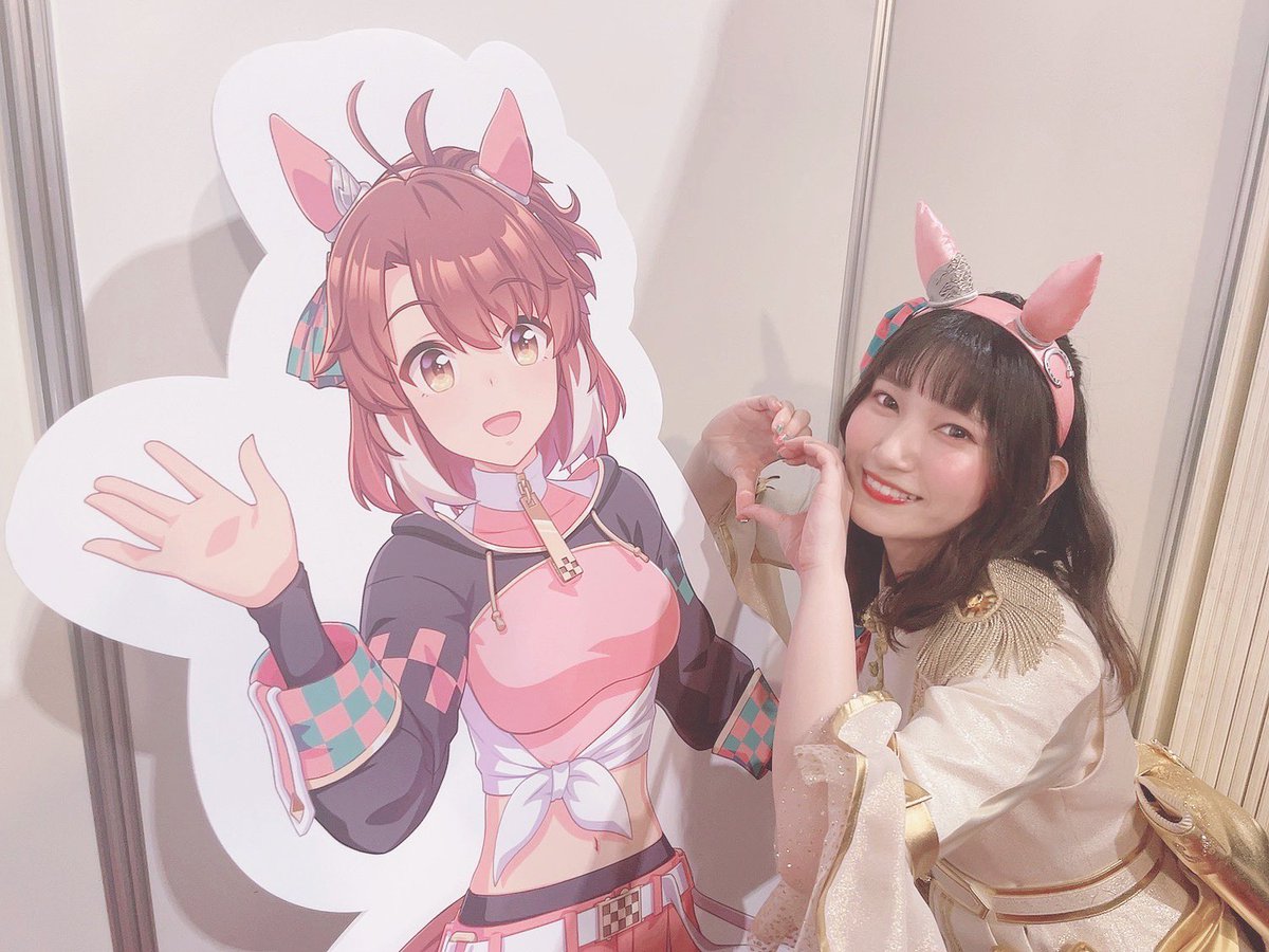 haruna_fukushim's tweet image. ✨️ 漫画博覧会2025 ✨️
ダンツフレーム役として出走させていただきました!💖💚
初めてのことがたくさんあって緊張していましたが、皆さんの熱い応援のおかげで楽しいイベントになりました…!
ありがとうございましたー!☺️
#ウマ娘 #ウマ娘プリティーダービー