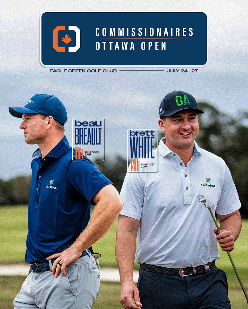 Brett White &amp; Beau Breault Ready for Round 1 in Ottawa 🇨🇦

The Canadian swing rolls on as Brett and Beau tee it up at Eagle Creek Golf Club for the Commissionaires Ottawa Open presented by Lépine Apartments.

Beau kicks things off early with a 7:40 AM ET start, while Brett gets