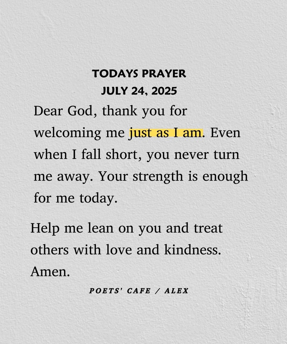 Today's prayer
