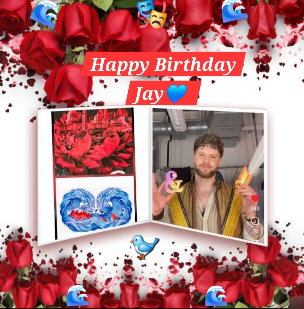 Wishing you the most magical &amp; wonderful birthday  <a href="/JayMcGuiness/">Jay McGuiness</a> 
✨️🎭📚🪶🥂🎈🎊