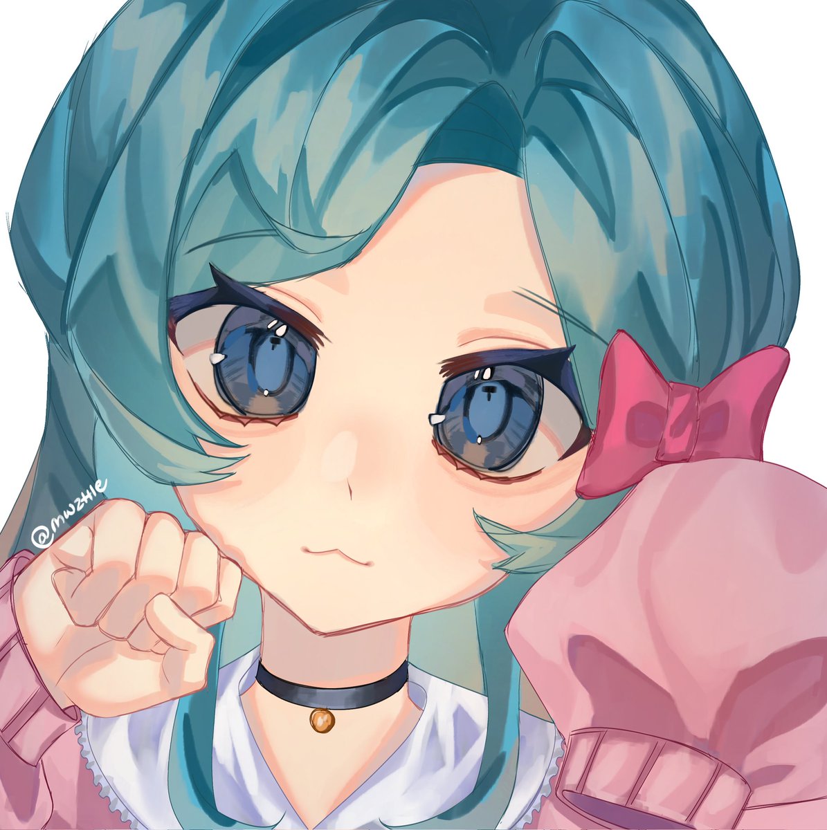mwzttle's tweet image. colored sketch before continuing art trades 🐟
#artwork #sketch
