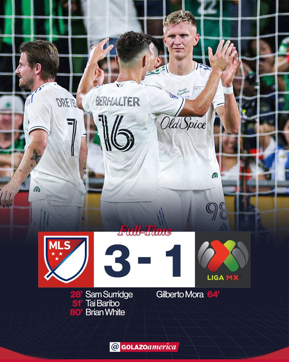 GolazoAmerica's tweet image. MLS All-Stars put up three goals to take the win over the Liga MX All-Stars 🔥