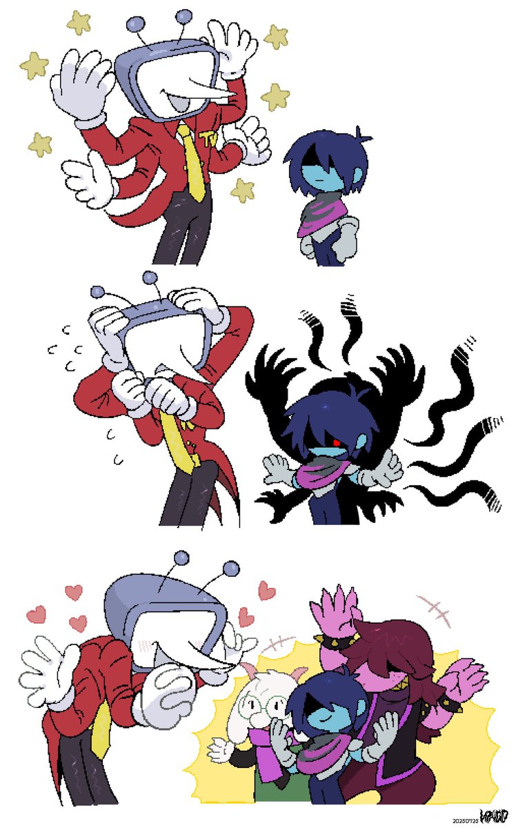 #DELTARUNE
🖐️🖐️🤚🤚