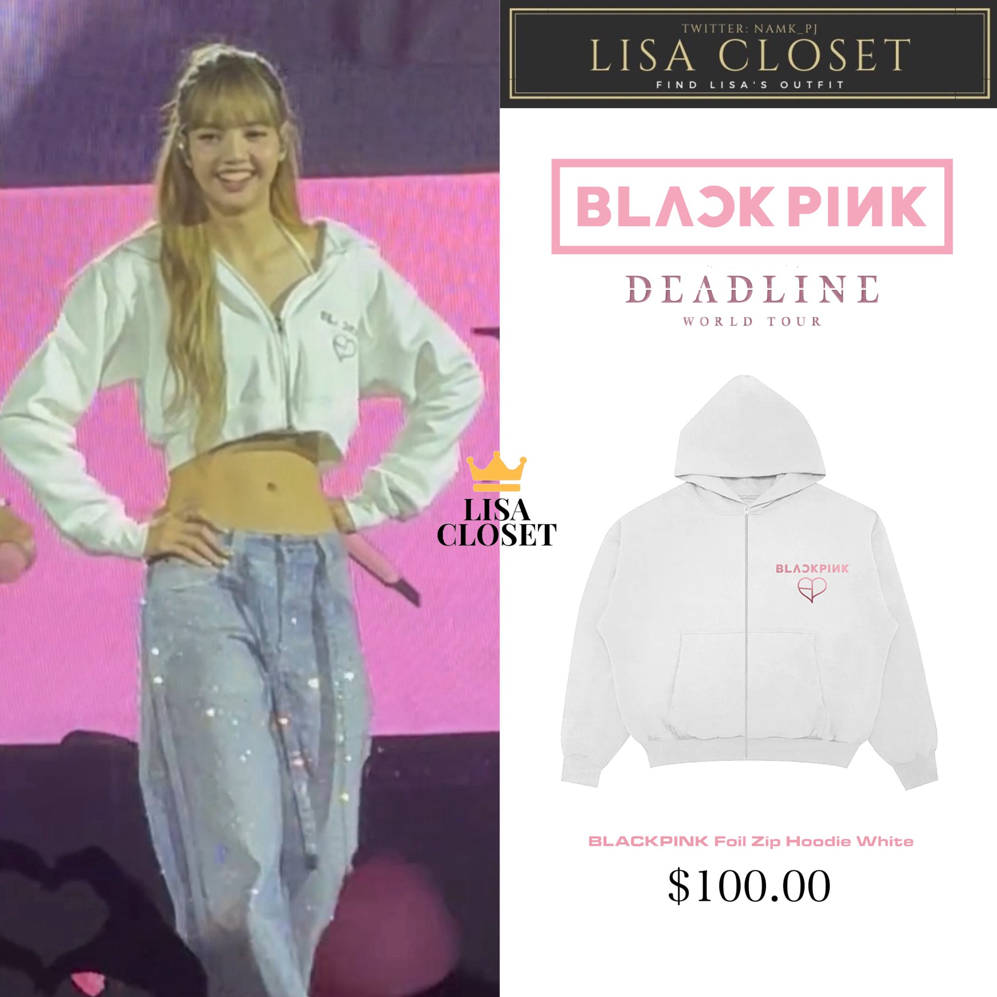 ミュージシャン blackpink [LALISA] HOODIE BLACKPINK Lisa Drops 'LALISA' Solo Album Merch | Hypebae